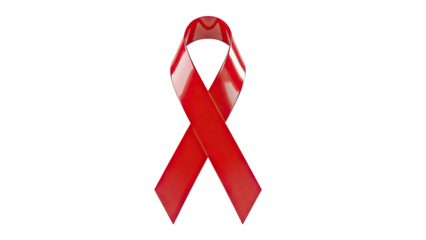 Red ribbon for AIDS awareness