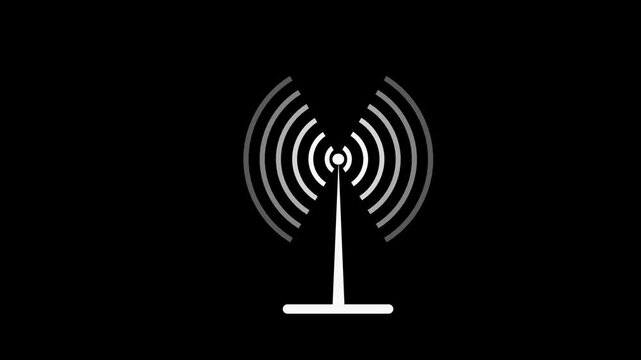 Digital radio waves circle diffusion. redio wave white   4k,Multicolor redio wave abstract vector background. 