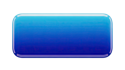 Glossy blue rounded rectangle with gradient