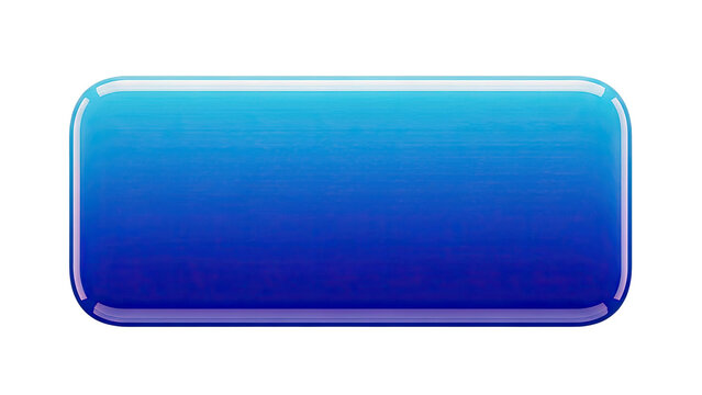 Glossy blue rounded rectangle with gradient