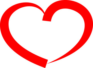 Simple heart icon suitable for health, love, or emotional content in digital media.