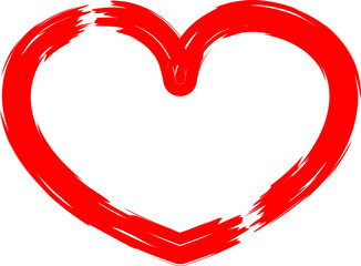 Simple red heart illustration suitable for websites, Valentine&rsquo;s Day, and emotional content.
