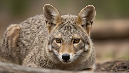 Dramatic prairie dog view