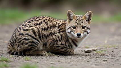 Obraz premium Dramatic prairie dog view