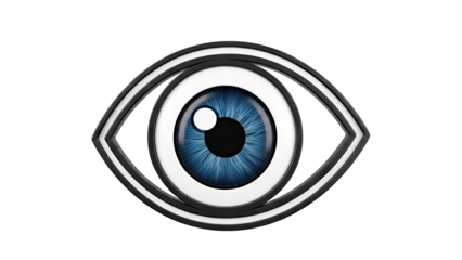 Stylized Blue Eye