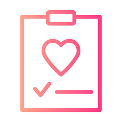 medical history gradient icon