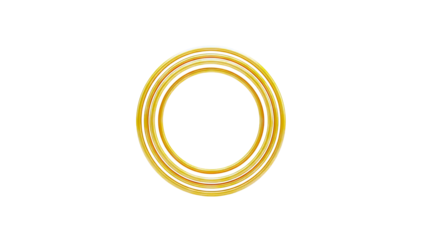 Golden concentric circles