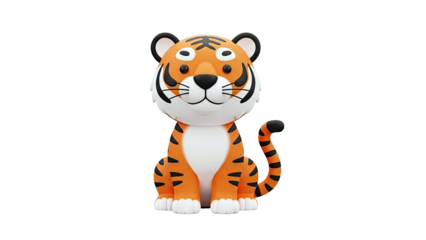 Cute Cartoon Tiger