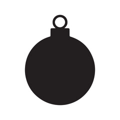 Obraz premium Vector illustration of an isolated black Christmas ball ornament designed as a 3d spherical bomb explosive with a fuse symbol for a dangerous holiday celebration icon