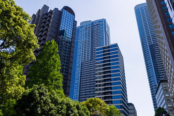 麻布台の高層ビル群・都市風景 © show-m