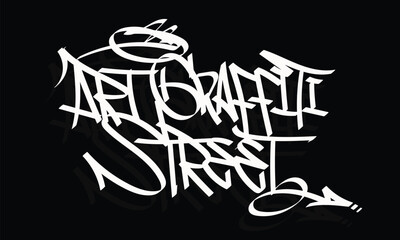 ART GRAFFITI STREET graffiti tag style design