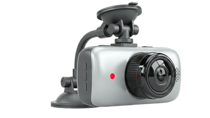 Modern Dash Cam with Suction Cup Mount