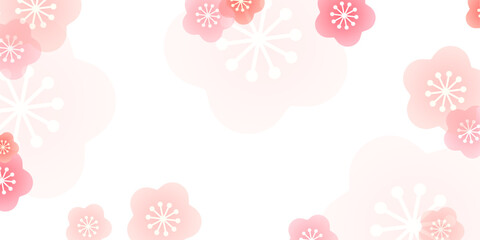 梅　節分　花　春　背景