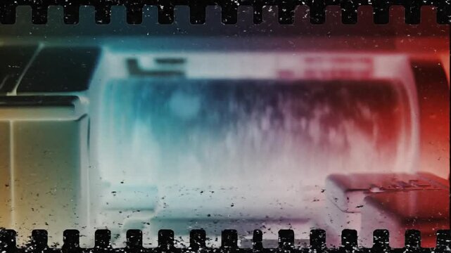 Cinematic photocopy noise texture overlay with scanned film grain and negative grit effects for vintage motion graphics background aesthetic in high resolution 4k quality