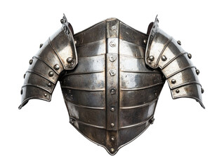 Naklejka premium Medieval Steel Chest Armor Isolated