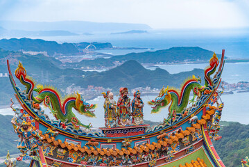 Jiufen Old Street is a narrow, winding alleyway with shops, teahouses, and restaurants that offers tourists a view of traditional Taiwanese life.