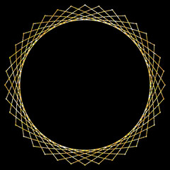 背景素材_和風フレーム_ラメ