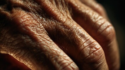 Natural Light Hand Portrait Highlighting Anatomical Detail and Realism
