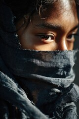 Mysterious Fine Art Portrait Evoking Ritual and Tradition
