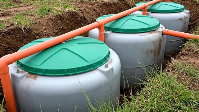 Modern Septic System Installation: Efficient Underground Tanks for Wastewater Management
