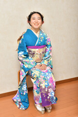 振袖の女の子