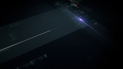 Dynamic data visuals for business info graphics, animated charts, and data-driven insights for a business meeting mock-up. Explore the world of trading, stock exchanges, and crypto