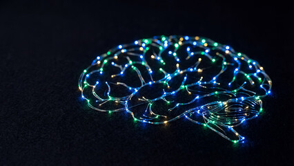 Ai visual agentic brain multi agent collaboration technology neural ai visual agentic brain multi agent collaboration concept with glowing neural