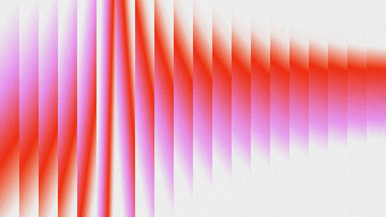 Wave-like vertical bands in pink, orange, and white gradients on an abstract background with a grainy texture. Ideal for tech visuals, data art, or modern design backdrops.