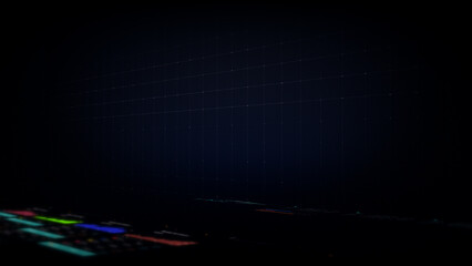 Dynamic data visuals for business info graphics, animated charts, and data-driven insights for a business meeting mock-up. Explore the world of trading, stock exchanges, and crypto