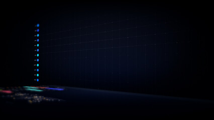 Dynamic data visuals for business info graphics, animated charts, and data-driven insights for a business meeting mock-up. Explore the world of trading, stock exchanges, and crypto