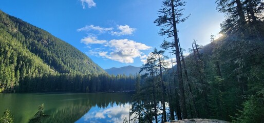 lake in the mountains