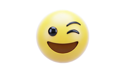 Winking Smiley Face Emoji