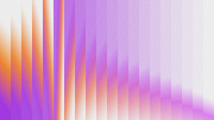 Vertical gradient bars transitioning from orange and white to purple and pink on a grainy background. Abstract motion and light concept ideal for digital art, branding, and commercial design.