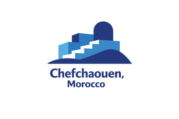 Chefchaouen, Morocco &mdash; Blue Harmony & Timeless Calm Symbol