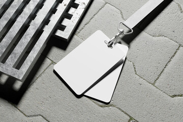 Industrial Corporate ID Card Mockup for showcasing your design to clients