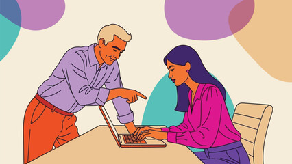 Empowering mentorship in modern digital workspace fostering skill development and teamwork