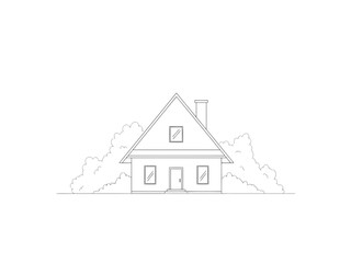 Fototapeta premium Geometric triangle diagram with nested squares illustrating hierarchical structure