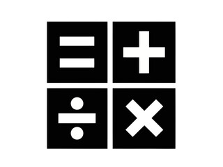Obraz premium Set of three black and white user interface symbols