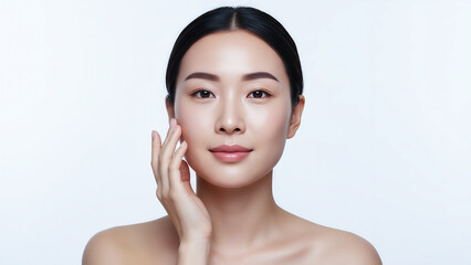 Asian skin care concept.
