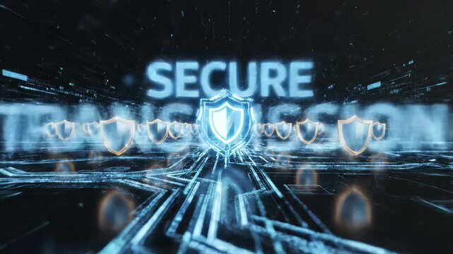 Digital encryption shields and binary code