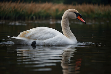 swan on the lake