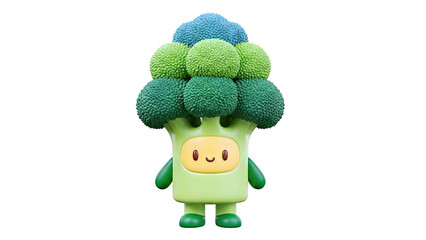 Cute Broccoli Character