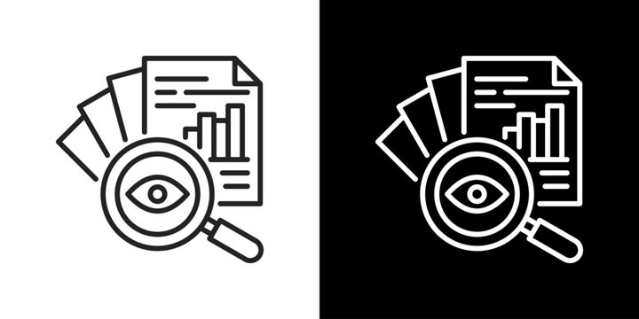 Transparency  Icon Set. Clean Line Design With Light And Dark Versions For Versatile Use 