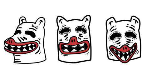 ala ursa, ala ursa character, ala ursa costume, brazil culture, brazil folklore, brazilian carnival, brazilian folklore, carnival illustration, cartoon, celebration, colonial houses, colorful costume,