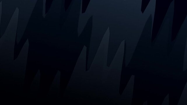 Abstract dark blue and black jagged geometric shapes background.