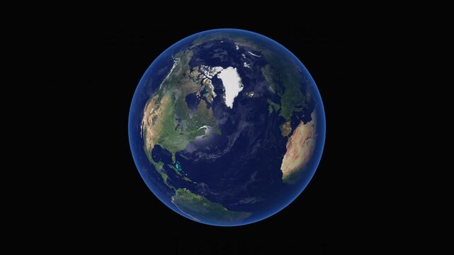 3D Earth Zoom to CUSCO City, Typing in Search UI and Zooming to Location with Text Label.