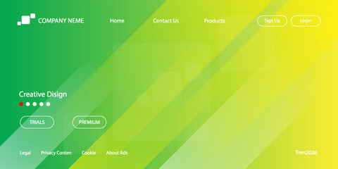 Abstract modern graphic element. Dynamical colored forms and waves. Gradient abstract banner with flowing liquid shapes. Template for the design of a website landing page or background.