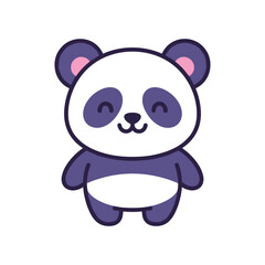 Adorable Cartoon Panda Illustration