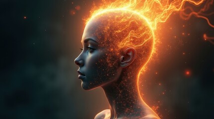 Illuminated mind in cosmic thought