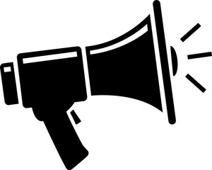Vector illustration of megaphone icon